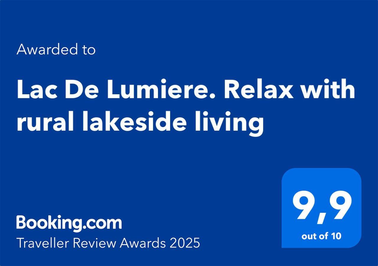 Lac De Lumiere. Relax With Rural Lakeside Living Herry Zewnętrze zdjęcie